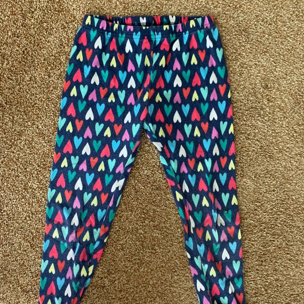 Carter's heart leggings 4T